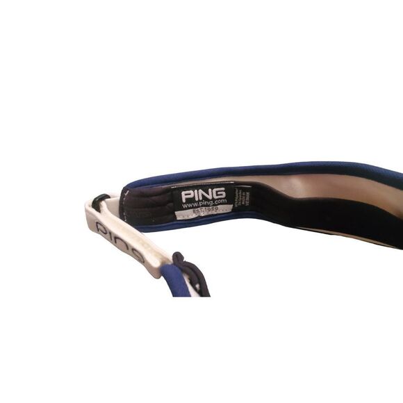 Ping Cream and Blue Visor Hat - Picture 6 of 7
